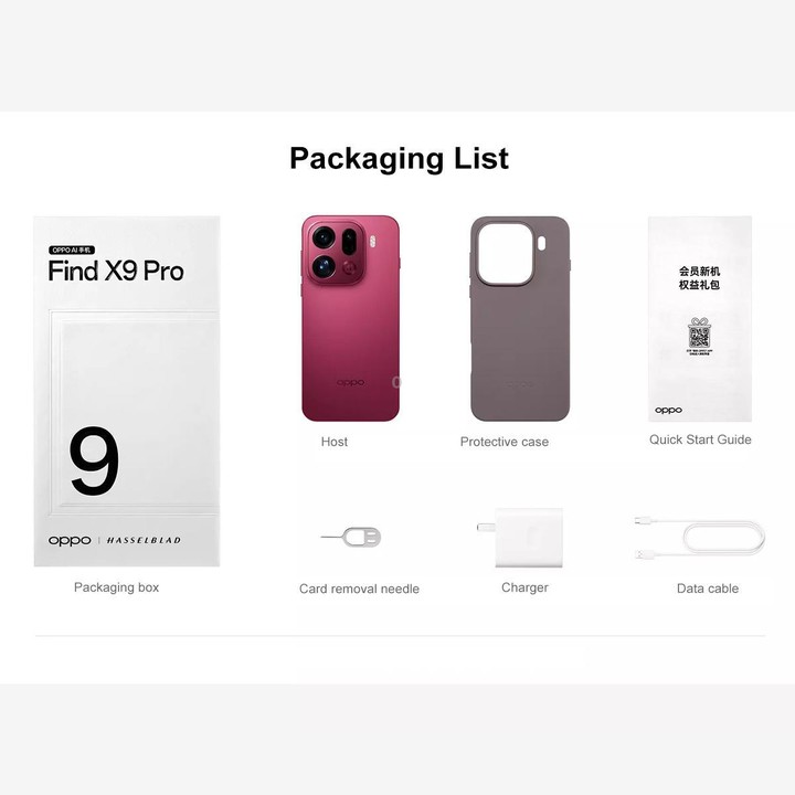 OPPO Find X9 Pro AI Phone, 16GB+512GB, Screen Fingerprint, 6.78 inch ColorOS 16.0 Dimensity 9500 Octa Core, NFC, OTG, Network: 5