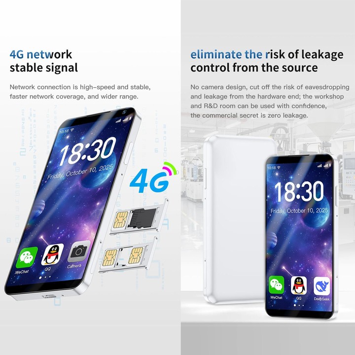 DOOV M2, 6GB+128GB, 4 inch Android 12 Mediatek MT6765 Octa Core, Network: 4G, with Camera (Black)