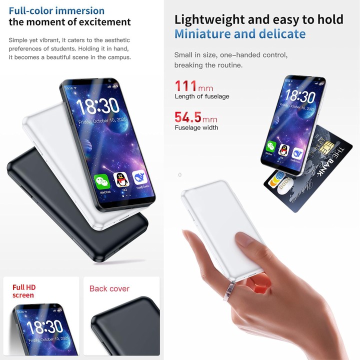 DOOV M2, 6GB+128GB, 4 inch Android 12 Mediatek MT6765 Octa Core, Network: 4G, without Camera (Black)