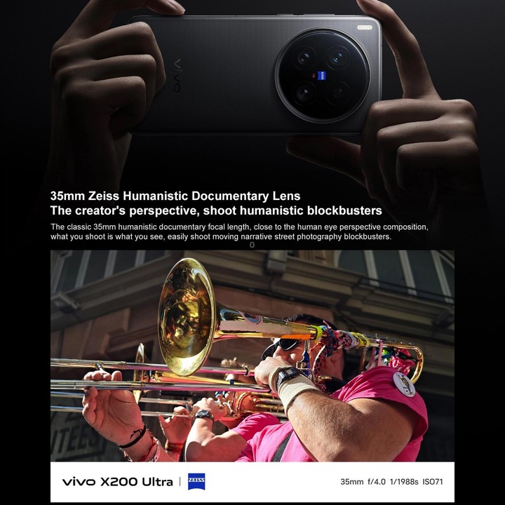 vivo X200 Ultra, 12GB+256GB, Face ID / 3D Ultrasonic Fingerprint, 6.82 inch OriginOS 5 / Android 15 Snapdragon 8 Elite Octa Core