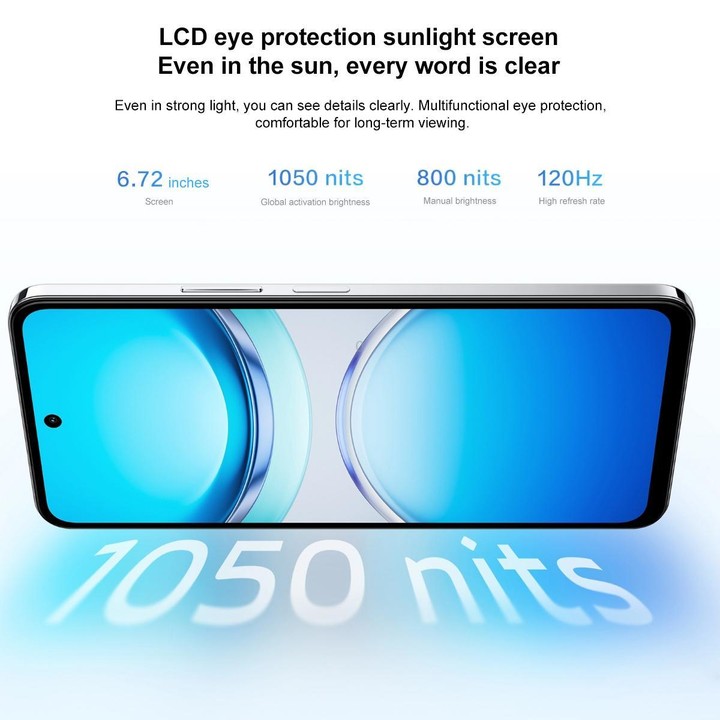 vivo Y300t, 8GB+128GB, Face ID / Side Fingerprint, 6.72 inch Android 15 OriginOS 5 Dimensity 7300 Octa Core, OTG, NFC, Network: