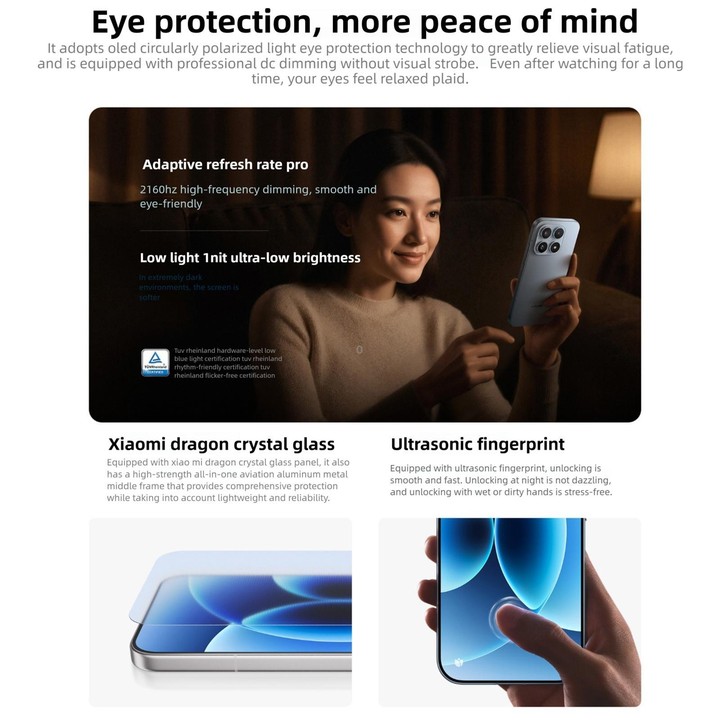 Xiaomi 17, 16GB+512GB, 3D Ultrasonic Fingerprint, 6.3 inch Xiaomi HyperOS 3 Snapdragon 8 Elite Gen 5 Octa Core, NFC, Network: 5G