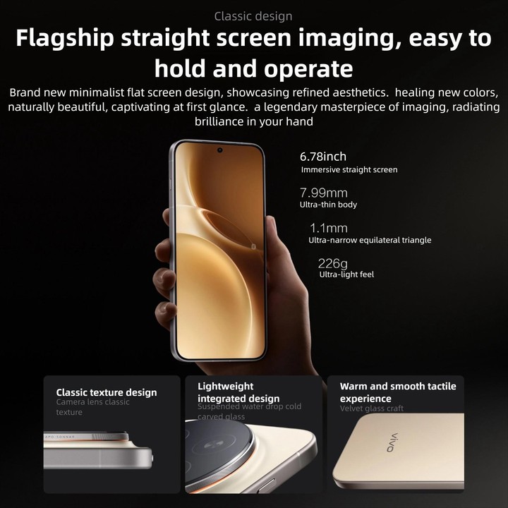 vivo X300 Pro, 16GB+1TB, 6.78 inch OriginOS 6 Android 16 Dimensity 9500 Octa Core, OTG, NFC, Network: 5G (Brown)