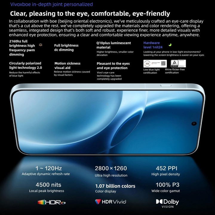 vivo X300 Pro, 16GB+512GB, 6.78 inch OriginOS 6 Android 16 Dimensity 9500 Octa Core, OTG, NFC, Network: 5G (White)