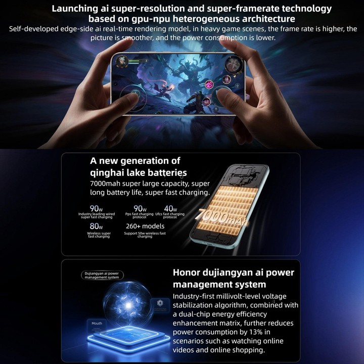 Honor Magic8, 12GB+256GB, Screen Fingerprint, 6.58 inch MagicOS 10.0 / Android 16 Snapdragon 8 Elite Gen 5 Octa Core, Network: 5