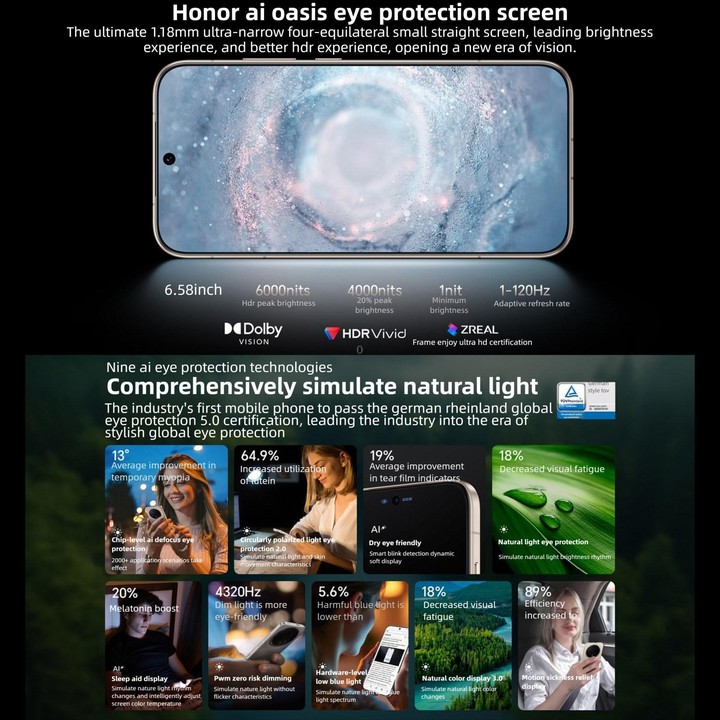 Honor Magic8 Pro, 16GB+512GB, Screen Fingerprint, 6.71 inch MagicOS 10.0 / Android 16 Snapdragon 8 Elite Gen 5 Octa Core, Networ