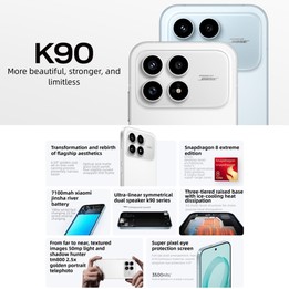 Xiaomi Redmi K90, 12GB+512GB, 6.59 inch Xiaomi HyperOS 3 Snapdragon 8 Elite Octa Core, NFC, Network: 5G (Purple)