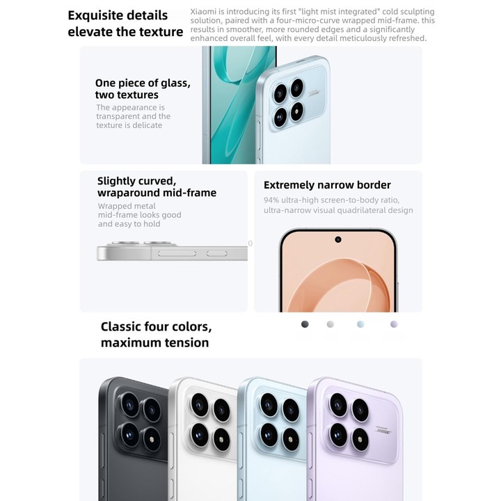 Xiaomi Redmi K90, 12GB+512GB, 6.59 inch Xiaomi HyperOS 3 Snapdragon 8 Elite Octa Core, NFC, Network: 5G (Purple)