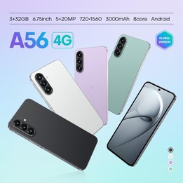 A56 / F56, 3GB+32GB, 6.75 inch Android 8.1 MTK6753 Octa Core, Network: 4G, Dual SIM, EU Plug (Green)