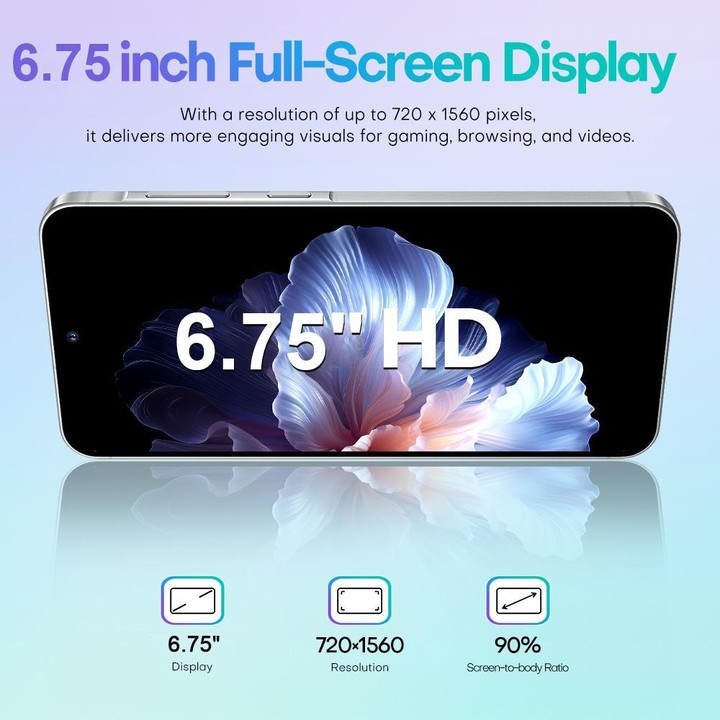 A56 / F56, 3GB+32GB, 6.75 inch Android 8.1 MTK6753 Octa Core, Network: 4G, Dual SIM, US Plug (Black)