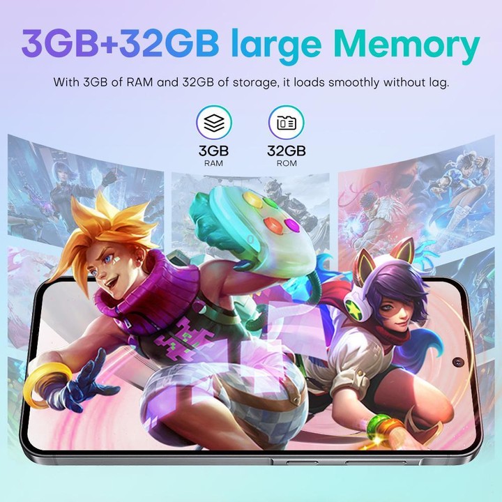 A56 / F56, 3GB+32GB, 6.75 inch Android 8.1 MTK6753 Octa Core, Network: 4G, Dual SIM, US Plug (White)