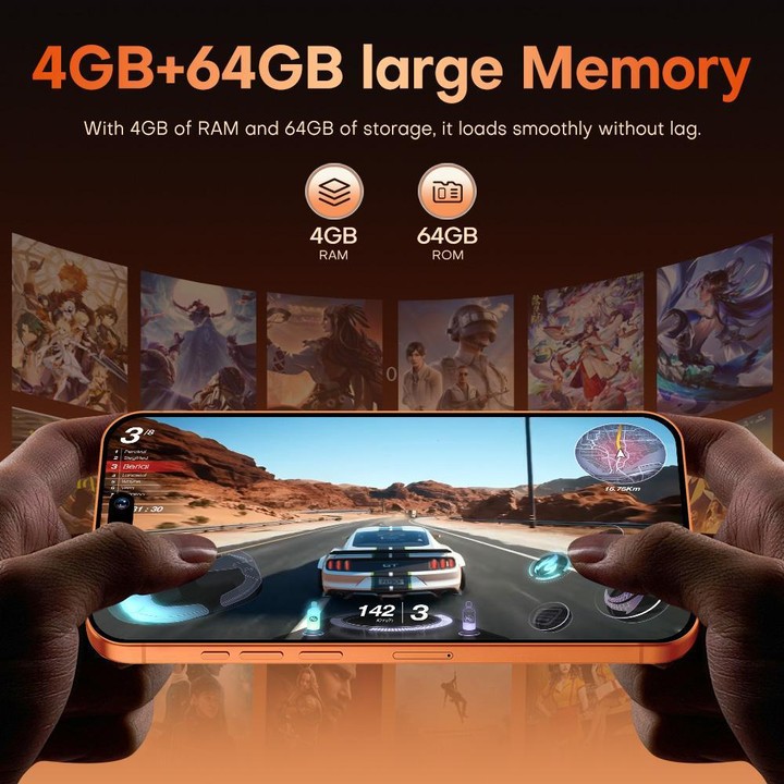 i17 Pro Max / A19, 4GB+64GB, 6.85 inch Android 8.1 MTK6762 Octa Core, Network: 4G, Dual SIM, EU Plug (Blue)