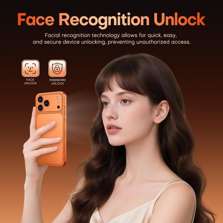 i17 Pro Max / A19, 4GB+64GB, 6.85 inch Android 8.1 MTK6762 Octa Core, Network: 4G, Dual SIM, US Plug (Orange)