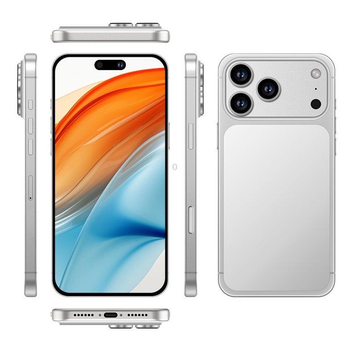 i17 Pro Max / A19, 4GB+64GB, 6.85 inch Android 8.1 MTK6762 Octa Core, Network: 4G, Dual SIM, US Plug (White)