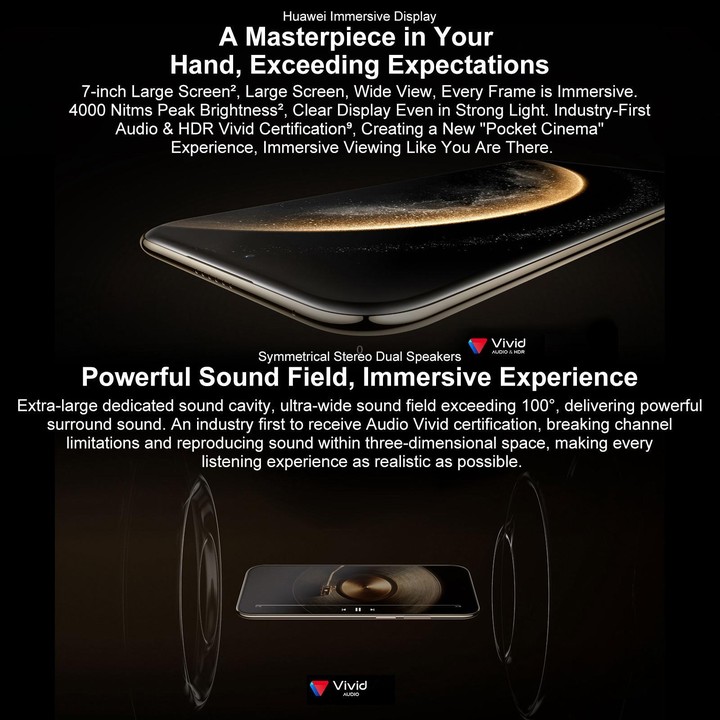 HUAWEI Mate 70 Air, 16GB+512GB, Side Fingerprint Identification, 7 inch HarmonyOS 5.1 Kirin 9020B, NFC, OTG, Not Support Google