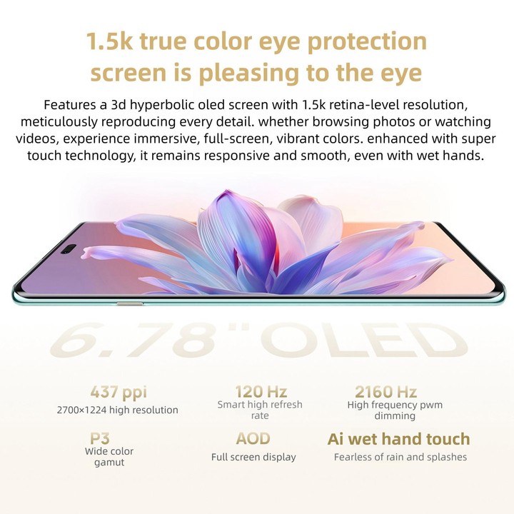 HUAWEI Enjoy 70X Premium Edition, 8GB+512GB, Screen Fingerprint, 6.78 inch HarmonyOS 4.2 Kirin 8000, Network: 4G, OTG, NFC, Not