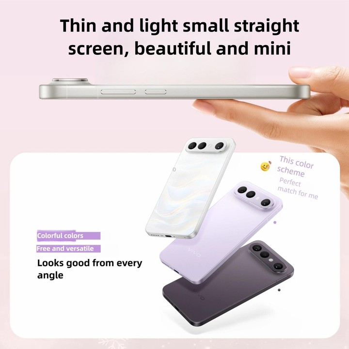 vivo S50 Pro mini, 12GB+512GB, 3D Fingerprint, 6.31 inch Android 16 OriginOS 6 Snapdragon 8 Gen 5 Octa Core, OTG, NFC, Network: