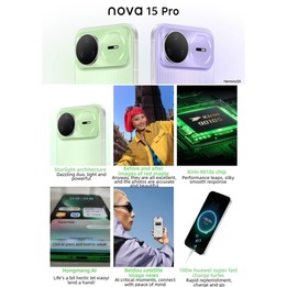 Huawei nova 15 Pro, 12GB+256GB, Side Fingerprint Identification, 6.84 inch HarmonyOS 6.0 Kirin 9010S Octa Cora, NFC, OTG, Not Su