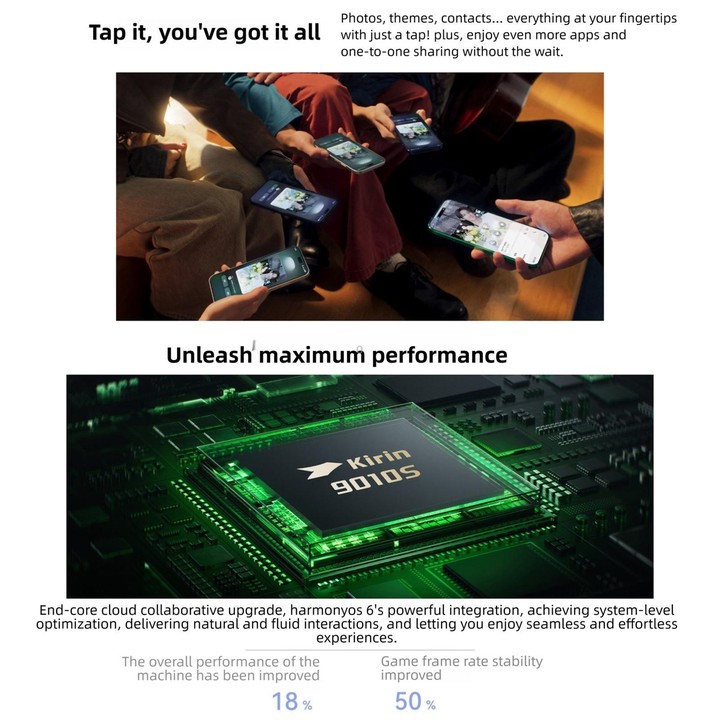 Huawei nova 15 Pro, Kunlun Glass, 12GB+512GB, Side Fingerprint Identification, 6.84 inch HarmonyOS 6.0 Kirin 9010S Octa Cora, NF