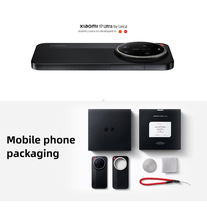 Xiaomi 17 Ultra By Leica, 16GB+1TB, 3D Ultrasonic Fingerprint, 6.9 inch Xiaomi HyperOS 3 Snapdragon 8 Elite Gen 5 Octa Core, NFC