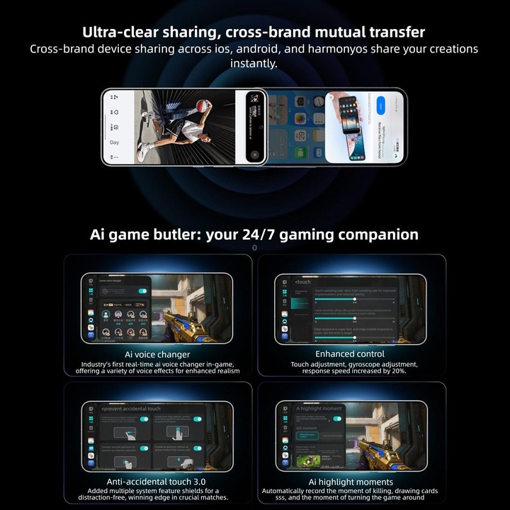 Honor WIN, 12GB+512GB, 3D Ultrasonic Fingerprint, 10000mAh Battery, 6.83 inch MagicOS 10.0 / Android 16 Snapdragon 8 Elite Gen 5