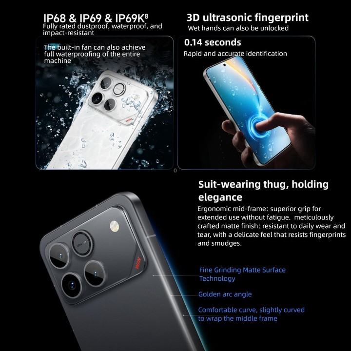 Honor WIN, 12GB+512GB, 3D Ultrasonic Fingerprint, 10000mAh Battery, 6.83 inch MagicOS 10.0 / Android 16 Snapdragon 8 Elite Gen 5