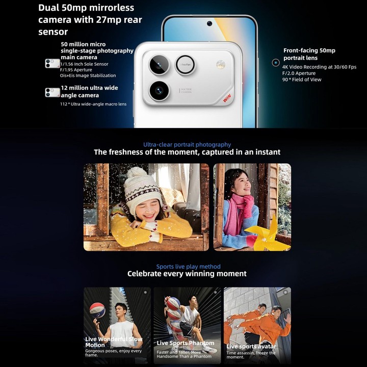 Honor WIN RT, 16GB+512GB, 3D Ultrasonic Fingerprint, 10000mAh Battery, 6.83 inch MagicOS 10.0 / Android 16 Snapdragon 8 Elite Oc