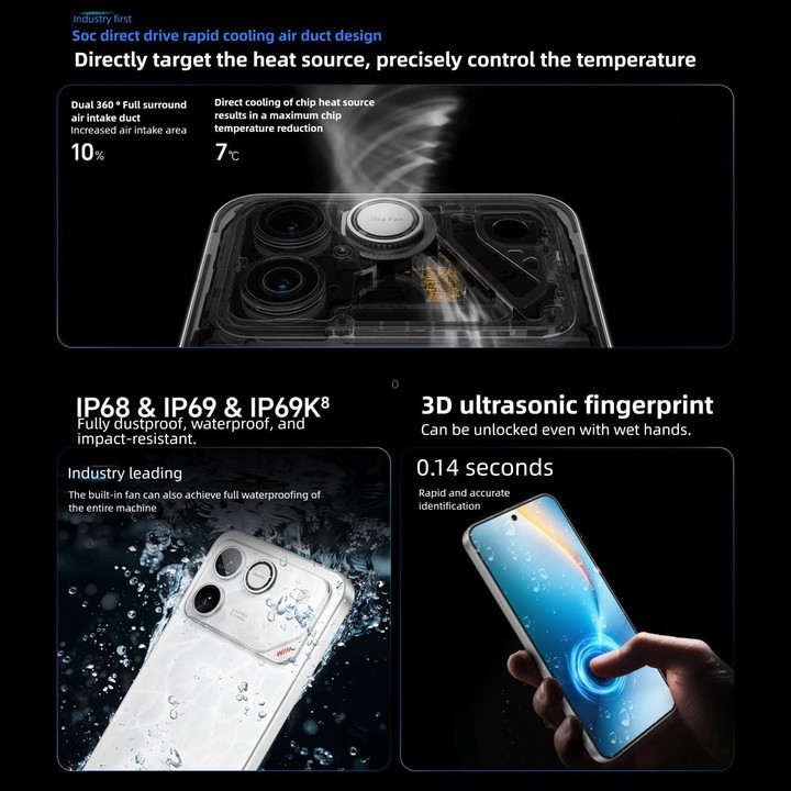 Honor WIN RT, 16GB+512GB, 3D Ultrasonic Fingerprint, 10000mAh Battery, 6.83 inch MagicOS 10.0 / Android 16 Snapdragon 8 Elite Oc