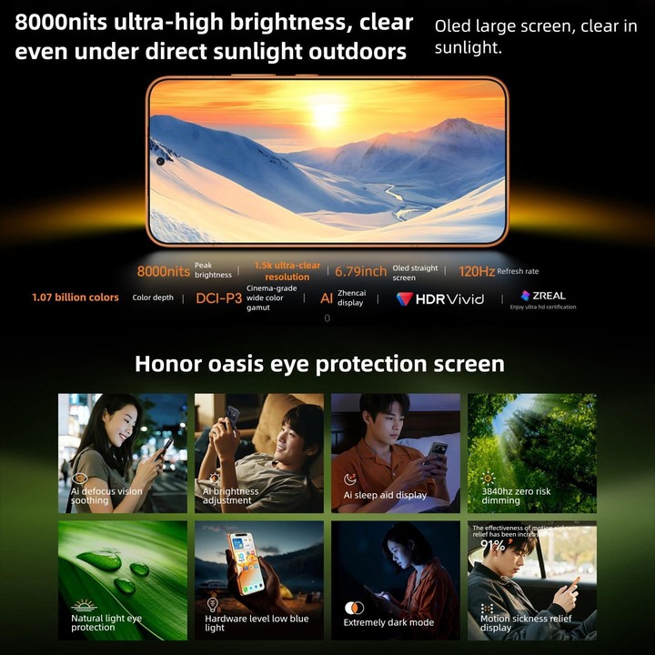 Honor Power2, 12GB+256GB, 10080mAh Battery, 6.79 inch MagicOS 10.0 / Android 16 Dimensity 8500 Elite Octa Core, Network: 5G, NFC