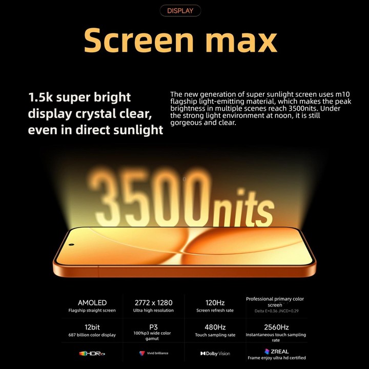 Xiaomi REDMI Turbo 5 Max, 12GB+512GB, 6.83 inch Xiaomi HyperOS 3 Dimensity 9500s Octa Core, NFC, Network: 5G (Orange)