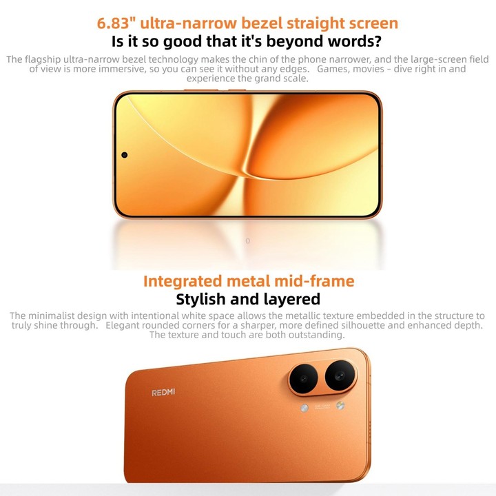 Xiaomi REDMI Turbo 5 Max, 12GB+512GB, 6.83 inch Xiaomi HyperOS 3 Dimensity 9500s Octa Core, NFC, Network: 5G (Orange)