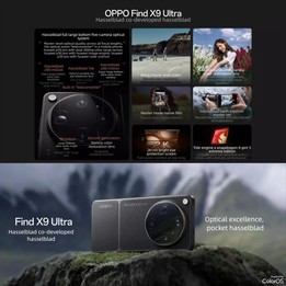 OPPO Find X9 Ultra Satellite AI Phone, 16GB+1TB, Screen Fingerprint, 6.82 inch ColorOS 16.0 Snapdragon 8 Elite Gen 5 Octa Core,