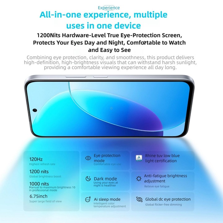 vivo Y6, 8GB+128GB, Side Fingerprint, 6.75 inch Android 16 OriginOS 6 Snapdragon 4 Gen 2 Octa Core, OTG, NFC, Network: 5G (Black