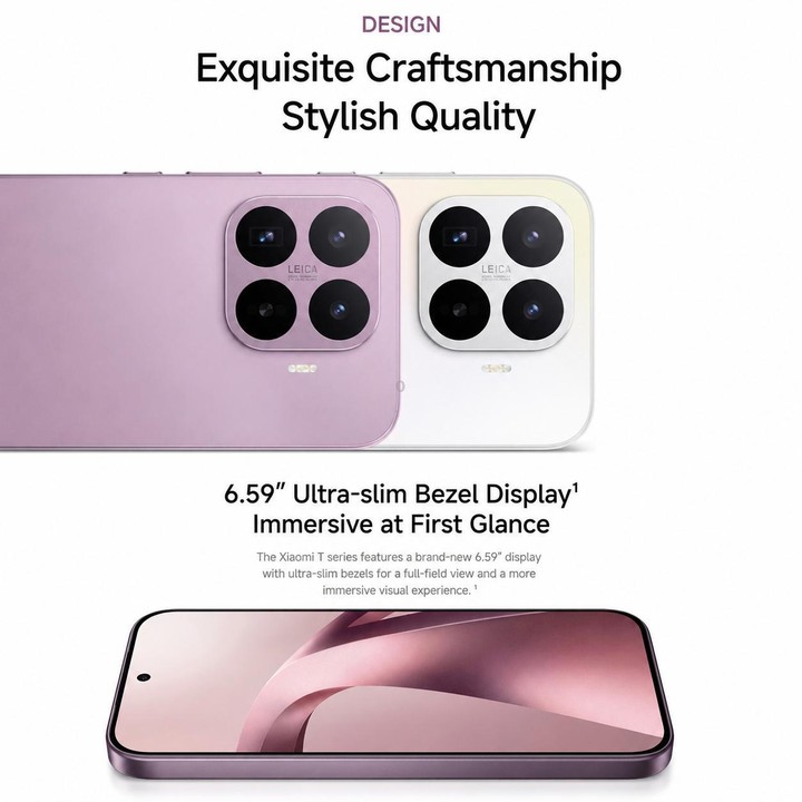 Xiaomi 17T, 12GB+256GB, Screen Fingerprint, 6.59 inch Xiaomi HyperOS 3 Dimensity 8500-Ultra Octa-Core, NFC, Network: 5G (White)