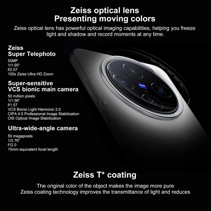 vivo X200, 12GB+256GB, Face ID / Screen Fingerprint Identification, 6.67 inch Android 15 Dimensity 9400 Octa Core, OTG, NFC, Net