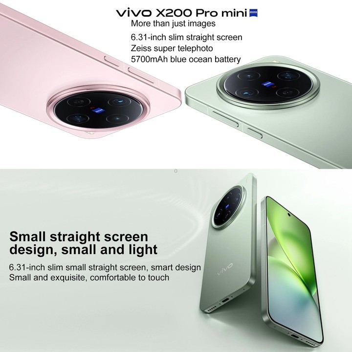 vivo X200 Pro mini, 16GB+512GB, Face ID / Screen Fingerprint Identification, 6.31 inch Android 15 Dimensity 9400 Octa Core, OTG,