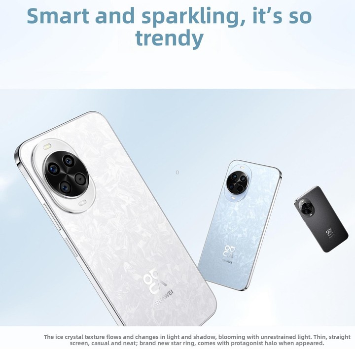 Huawei nova 14, 12GB+256GB, Side Fingerprint Identification, 6.7 inch HarmonyOS 5.0, NFC, OTG, Not Support Google Play (Blue)