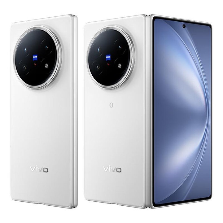 vivo X Fold5, 12GB+512GB, 8.03 inch + 6.53 inch Android 15 OriginOS 5 Snapdragon 8 Gen 3 Octa Core, OTG, NFC, Network: 5G (White