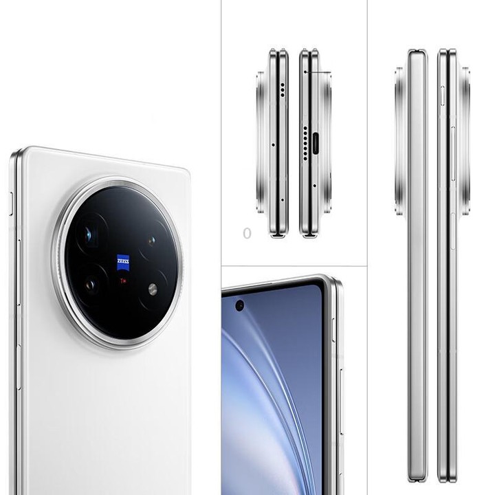 vivo X Fold5, 12GB+512GB, 8.03 inch + 6.53 inch Android 15 OriginOS 5 Snapdragon 8 Gen 3 Octa Core, OTG, NFC, Network: 5G (White