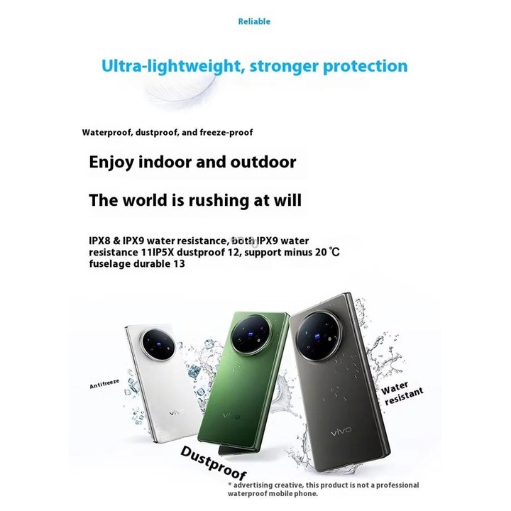 vivo X Fold5, 16GB+512GB, 8.03 inch + 6.53 inch Android 15 OriginOS 5 Snapdragon 8 Gen 3 Octa Core, OTG, NFC, Network: 5G (Green