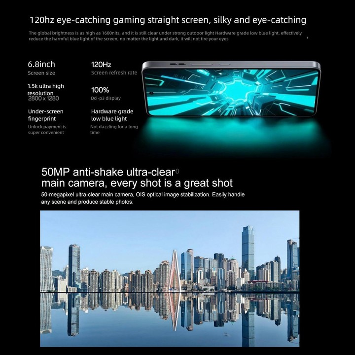 OPPO K13 Turbo Pro 5G, 12GB+256GB, Screen Fingerprint, 6.8 inch ColorOS 15.0 Snapdragon 8s Gen 4 Octa Core, NFC, OTG, Network: 5
