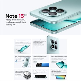 Xiaomi Redmi Note 15 Pro+ 5G, 16GB+512GB, 6.83 inch Xiaomi HyperOS 2 Snapdragon 7s Gen 4 Octa Core, Network: 5G, NFC (Black)