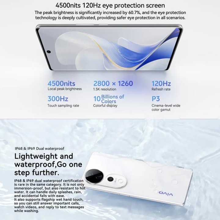 vivo S19 Pro, 16GB+256GB, Face ID / Screen Fingerprint Identification, 6.78 inch Android 14 Dimensity 9200+ Octa Core, OTG, NFC,
