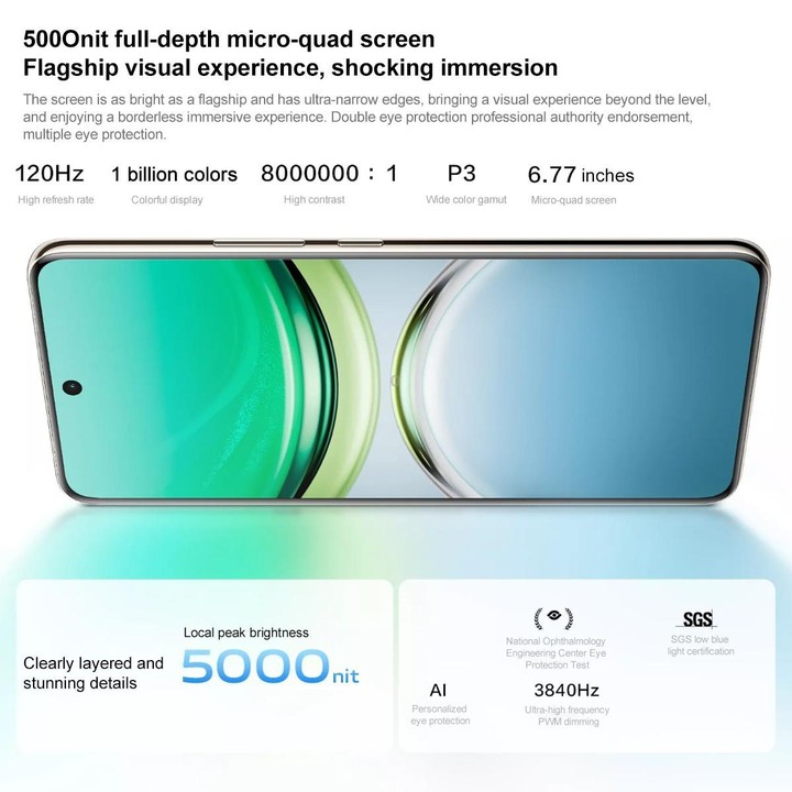 vivo Y300 Pro, 12GB+512GB, Face ID / Screen Fingerprint Identification, 6.77 inch Android 14 OriginOS 4 Snapdragon 6 Gen 1 Octa