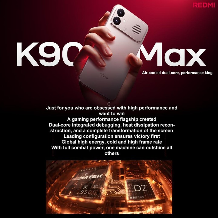 Xiaomi Redmi K90 Max, 16GB+1TB, 6.83 inch Xiaomi HyperOS 3 Dimensity 9500 Octa Core, NFC, Network: 5G (Black)