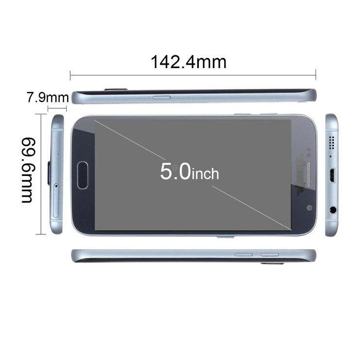 G7 Smartphone, Network: 3G, 5.0 inch Android 5.1 MTK6580 Quad Core 1.2GHz, Dual SIM, GPS(Black)