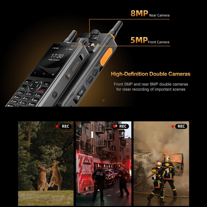 UNIWA F41 Rugged Phone, 1GB+8GB, 2.4 inch MediaTek MT6739 Quad Core, 4600mAh Battery, 21 Keys, Network: 4G (Black)