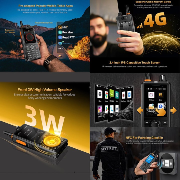 UNIWA F41 Rugged Phone, 1GB+8GB, 2.4 inch MediaTek MT6739 Quad Core, 4600mAh Battery, 21 Keys, Network: 4G (Black)