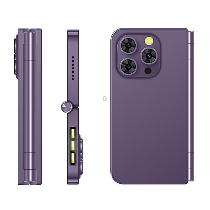 SOYES V-899, 32MB+64MB, 2.4 inch + 2.8 inch Display MTK6261D CPU, BT 3.0, Network: 2G, Dual SIM (Purple)