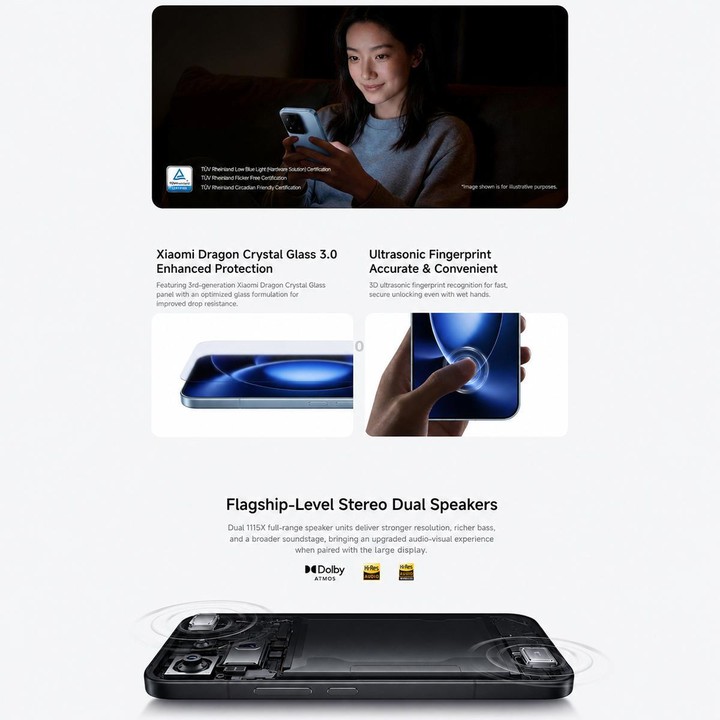 Xiaomi 17 Max, 12GB+256GB, 3D Ultrasonic Fingerprint, 6.9 inch Xiaomi HyperOS 3 Snapdragon 8 Elite Gen 5 Octa Core, NFC, Network